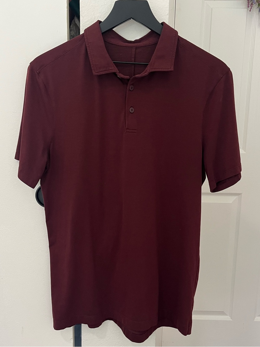 lululemon athletica Men's Polo in Burgundy
